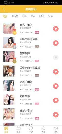 谜妹漫画热门榜单